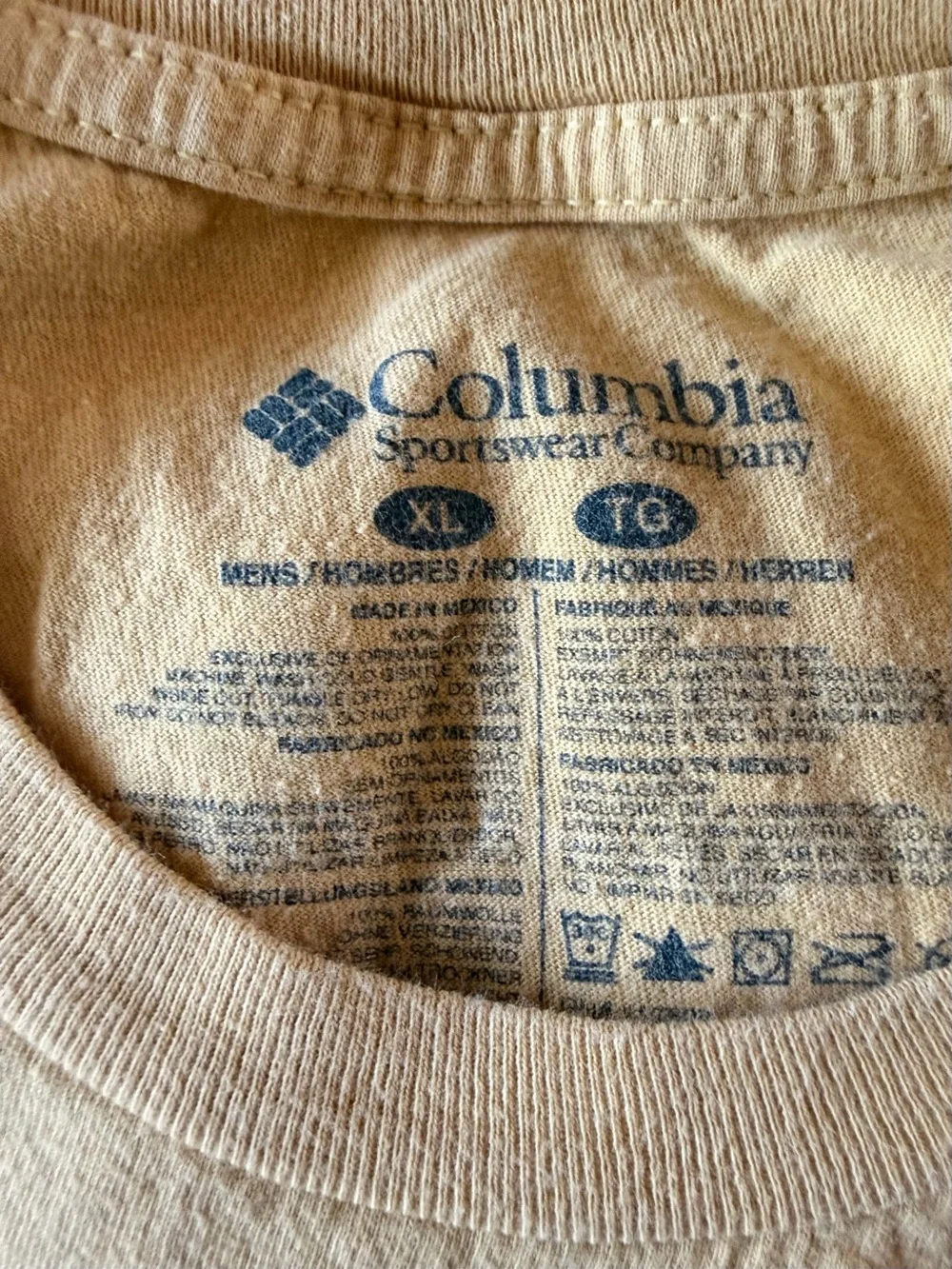 Lot of 4 J. Crew & Columbia Tees in Yellow, White, Charcoal, Pale Yellow